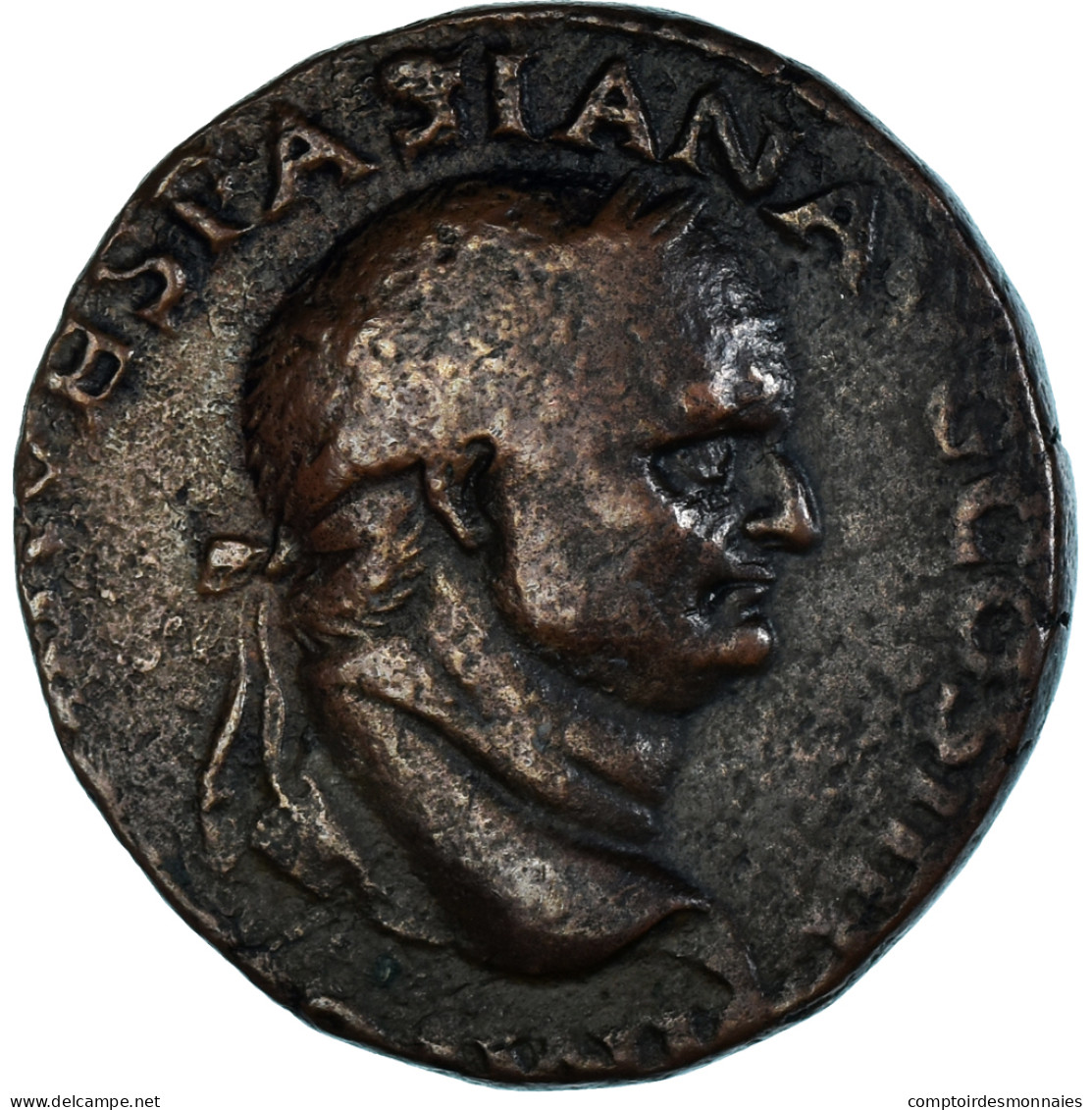 Monnaie, Vespasien, As, 72, Lyon - Lugdunum, TTB, Bronze, RIC:II.1 1200 - Die Flavische Dynastie (69 / 96)