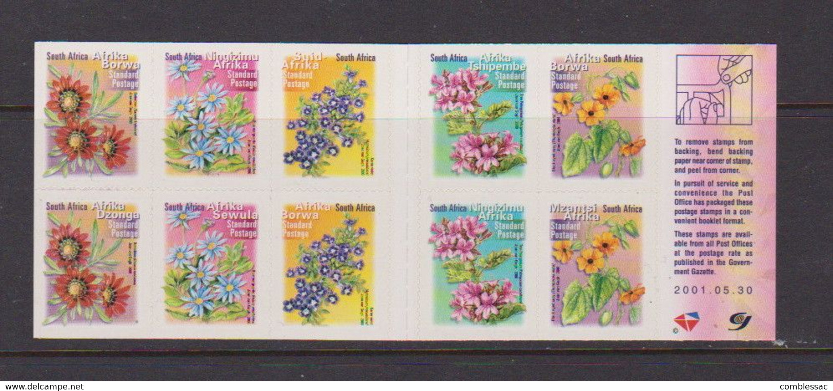 SOUTH  AFRICA    2002    Colourfull  South  Africa    Booklet    MNH - Nuovi