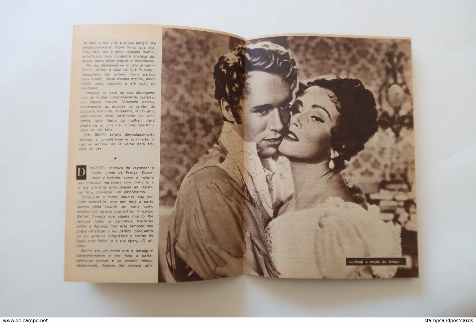 Portugal Revue Cinéma Movies Mag 1954 Casta Diva Antonella Lualdi Nadia Gray Maurice Ronet Dir. Carmine Gallose Italia - Cinema & Television