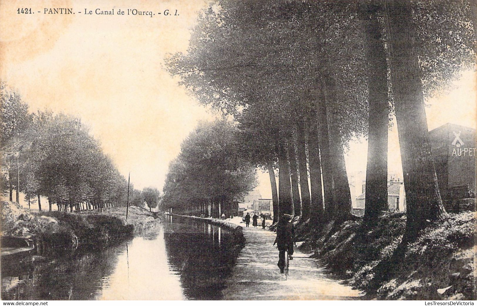 FRANCE - 93 - PANTIN - Le Canal De L'Ourcq - GI - Carte Postale Ancienne - Pantin