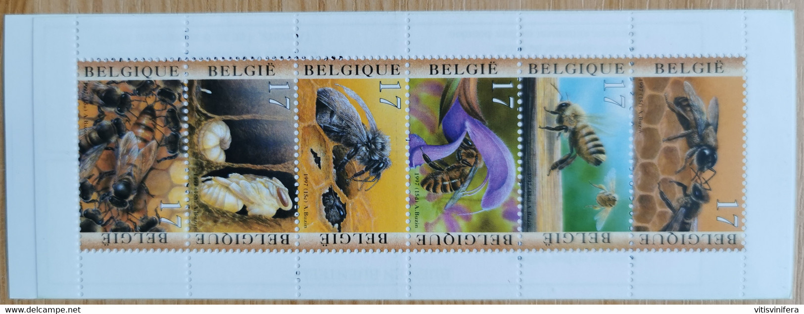 Carnet B28 Avec COB 2715/20 Année 1997. Nature. Abeilles Et Apiculture - Sin Clasificación