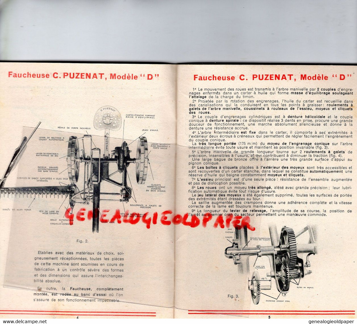 71- BOURBON LANCY- USINES SAINT DENIS-TOULOUSE-RARE CATALOGUE C. PUZENAT MACHINES AGRICOLES-AGRICULTURE- - Agricultura