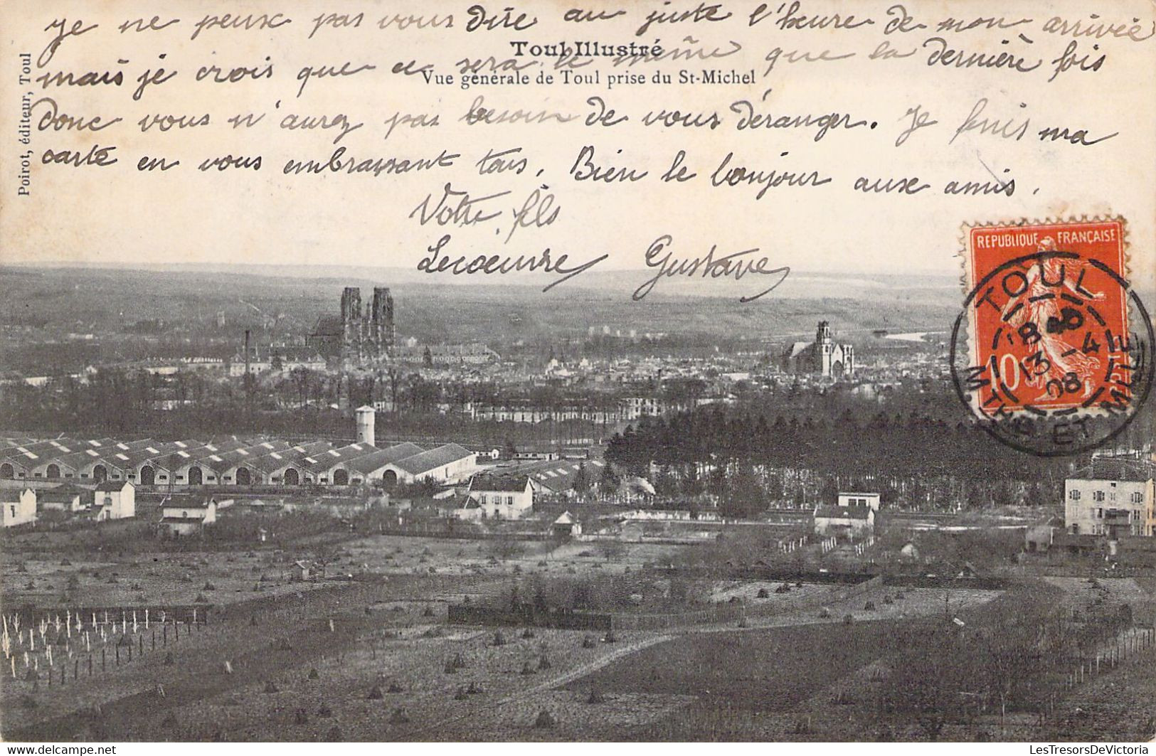 FRANCE - 54 - TOUL - Vue Générale De Toul Prise Du St Michel - Carte Postale Ancienne - Toul