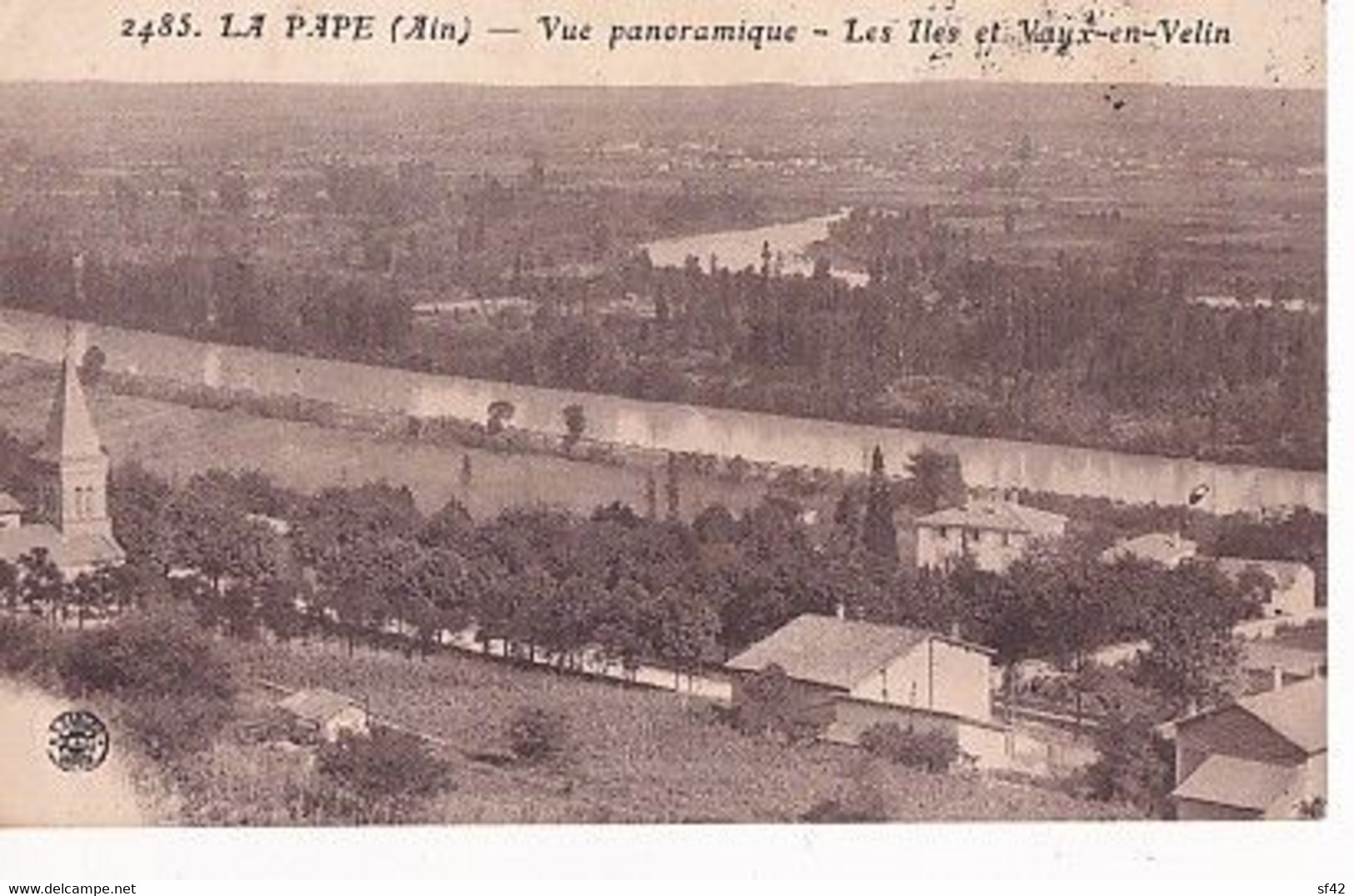 RILLIEUX                               LA PAPE           VUE PANORAMIQUE. LES ILES ET VAUX EN VELIN - Rillieux La Pape