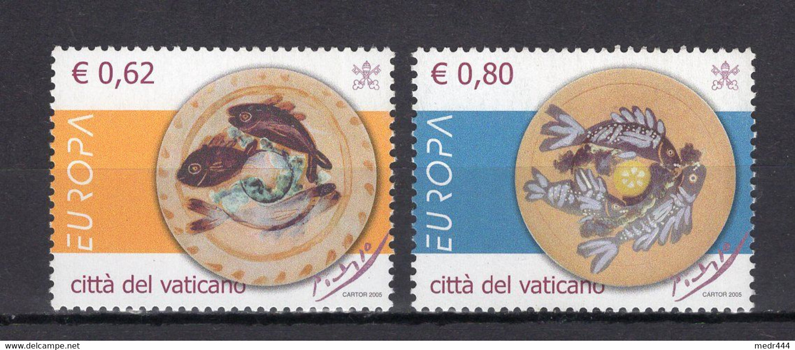 Vatican 2005 - Europa Gastronomy - Joint Issue European Countries - Stamps 2v - Complete Set - MNH** - Superb*** - Storia Postale