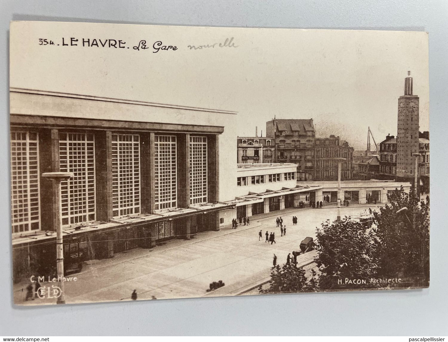 CPSM - 76 - LE HAVRE - La Gare ( Nouvelle ) 1936 - Station