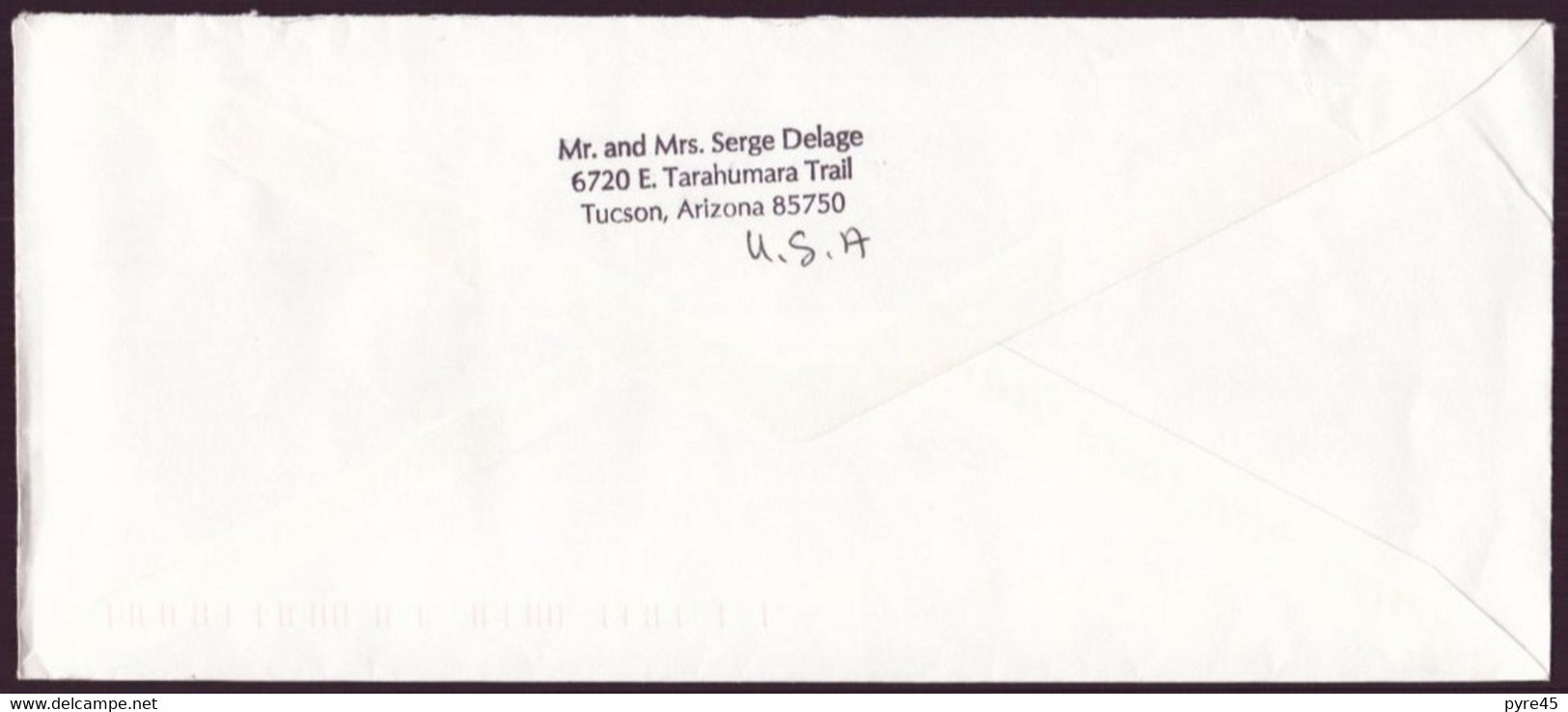 Etats-Unis , Enveloppe Du 9 Septembre 2003 De Tucson Pour Amilly - Sonstige & Ohne Zuordnung