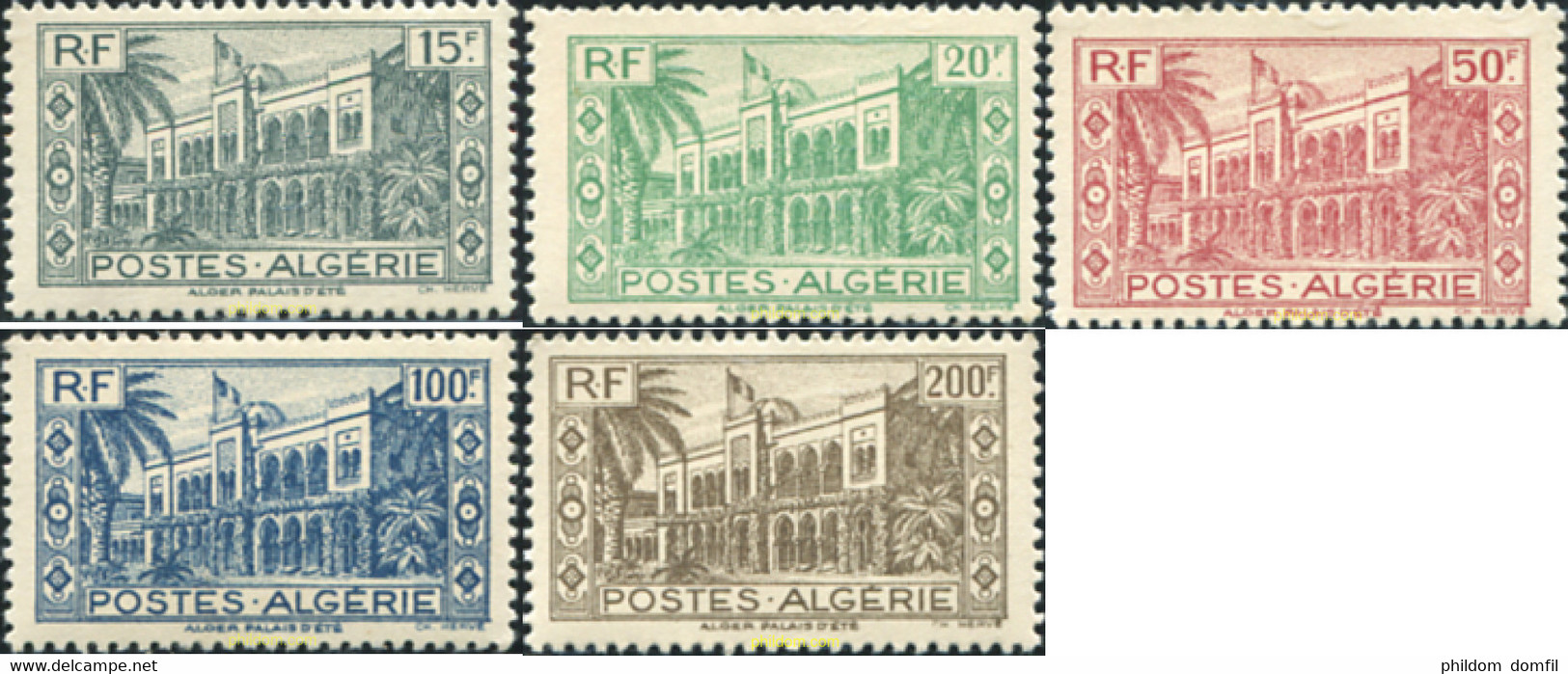370935 MNH ARGELIA 1944 PALACIOS - Lots & Serien