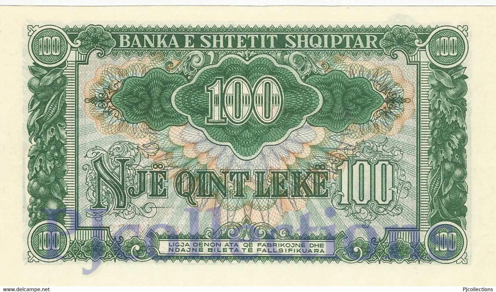 ALBANIA 100 LEKE 1957 PICK 30a UNC - Albanie