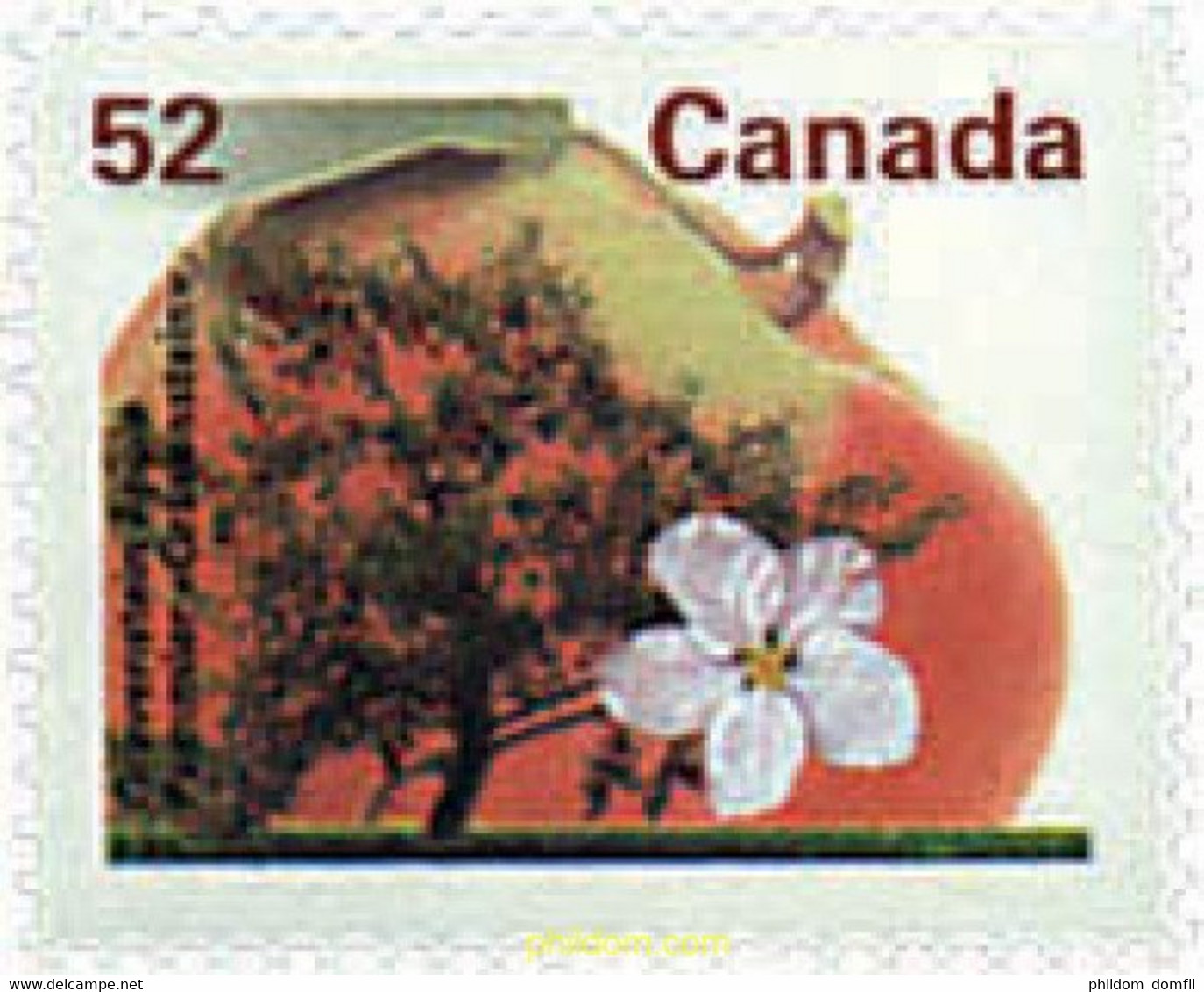 206954 MNH CANADA 1995 ARBOLES FRUTALES DE CANADA - Badminton