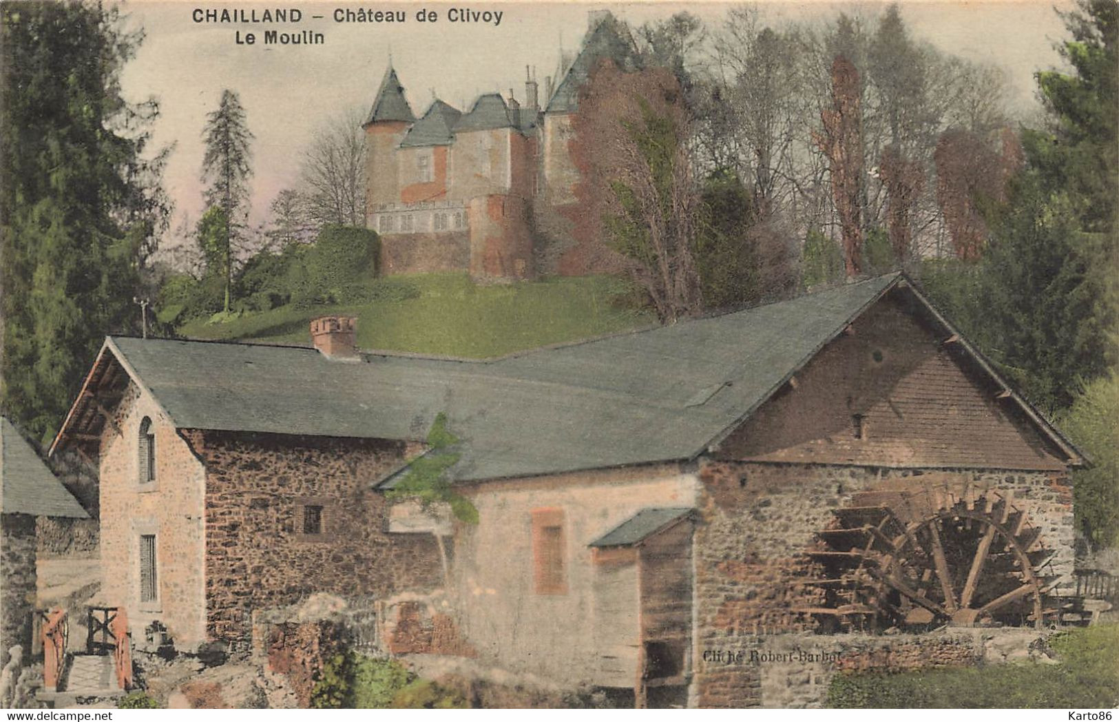 Chailland * Le Château De Clivoy Et Le Moulin * Minoterie - Chailland