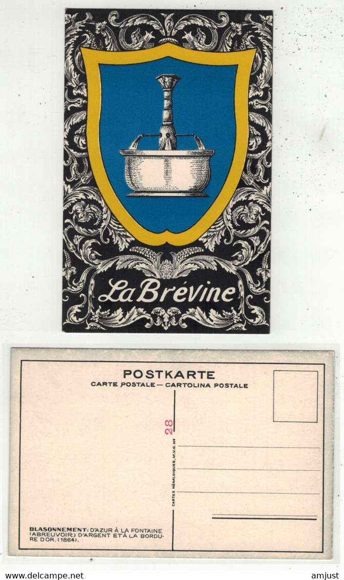 Suisse // Schweiz // Switzerland // Neuchâtel // La Brévine ,blason De La Commune - La Brévine