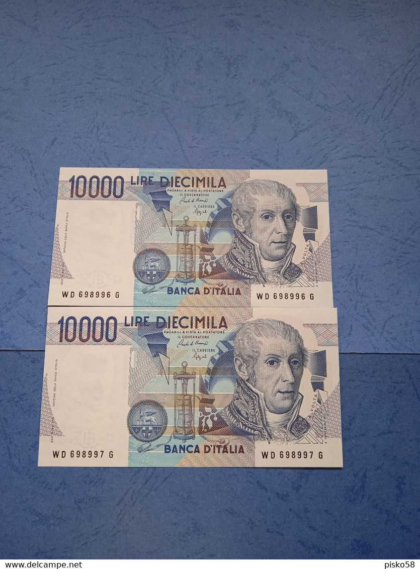 ITALIA-P 112b 10000L 22/11/1989 UNC (2 Consecutivi) - 10.000 Lire