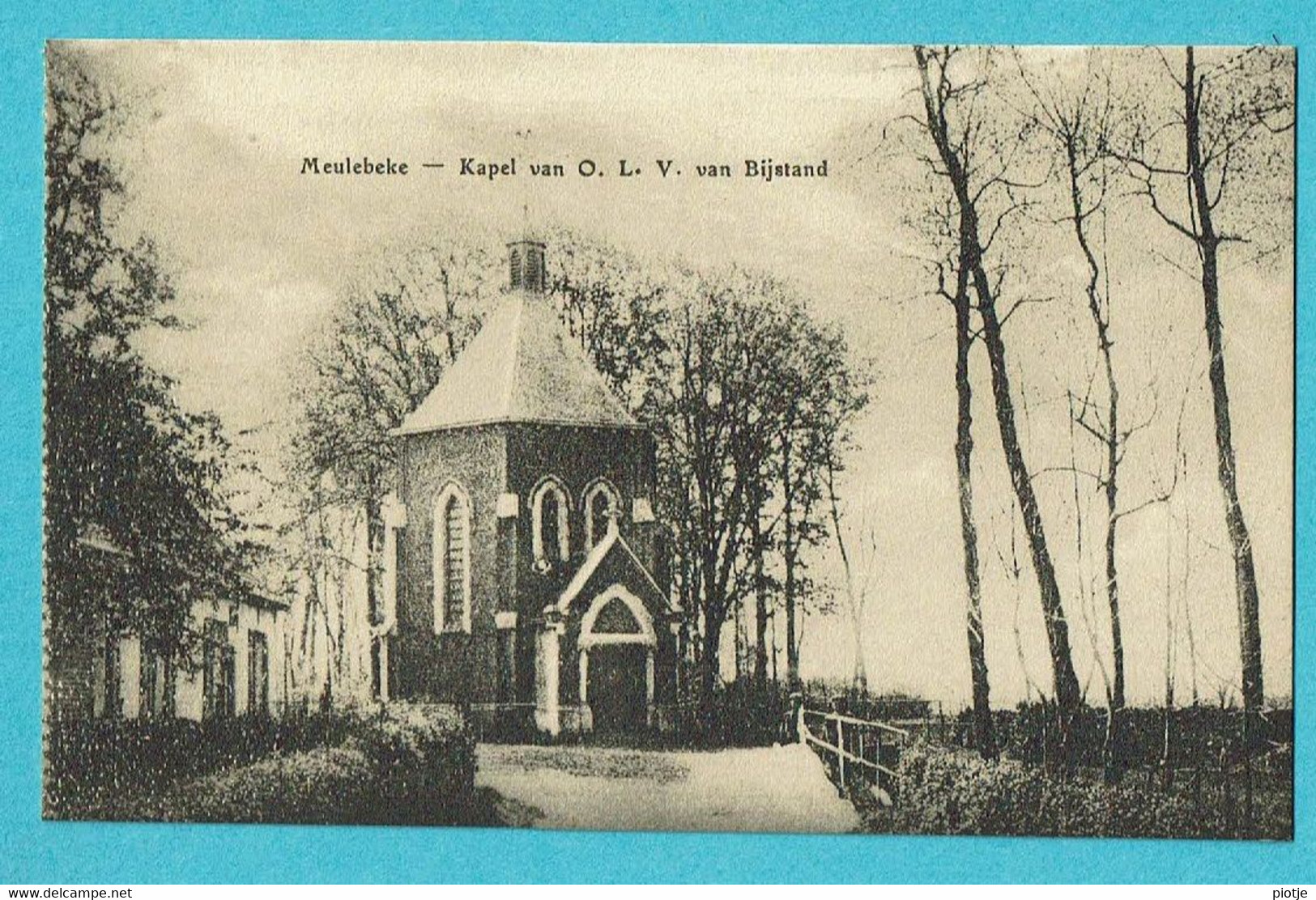 * Meulebeke (West Vlaanderen) * Kapel Van OLV Van Bijstand, Chapelle ND, Unique, Old, Rare, Zeldzaam, TOP - Meulebeke