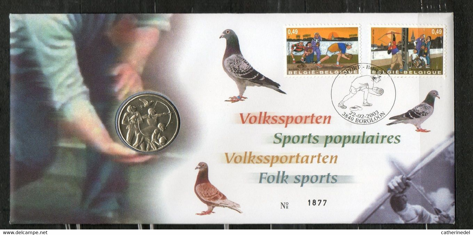 Année 2003 : 3157-3158 - Numisletter : Sports Populaires - Numisletters