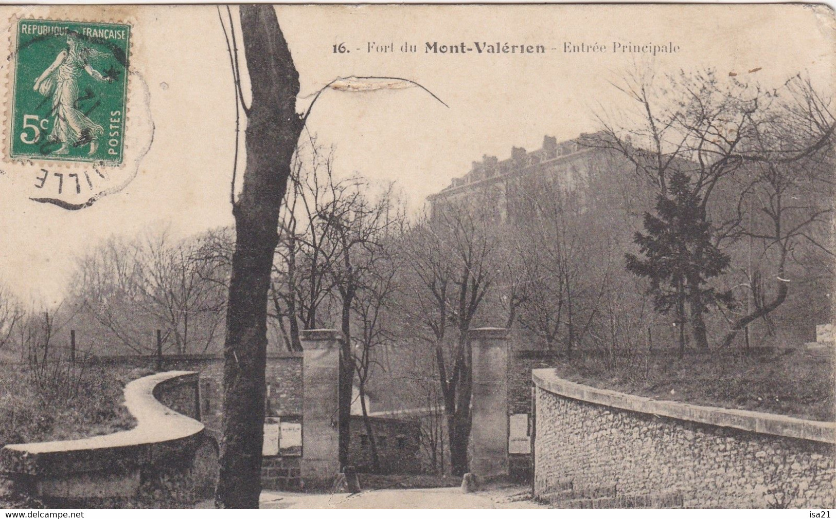 Carte Postale: Fort Du MONT-VALERIEN: Entrée Principale. - Mont Valerien