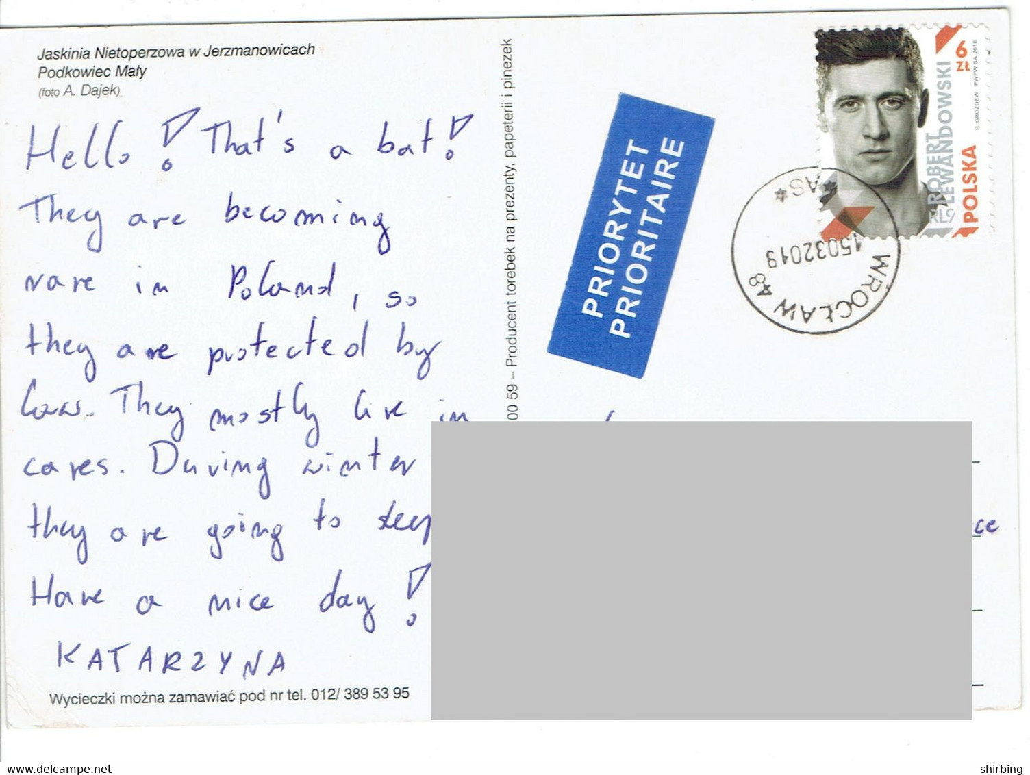 C9 :Poland - Robert Lewandowski, Polish Footballer, Football Stamps Used On Postcard - Lettres & Documents