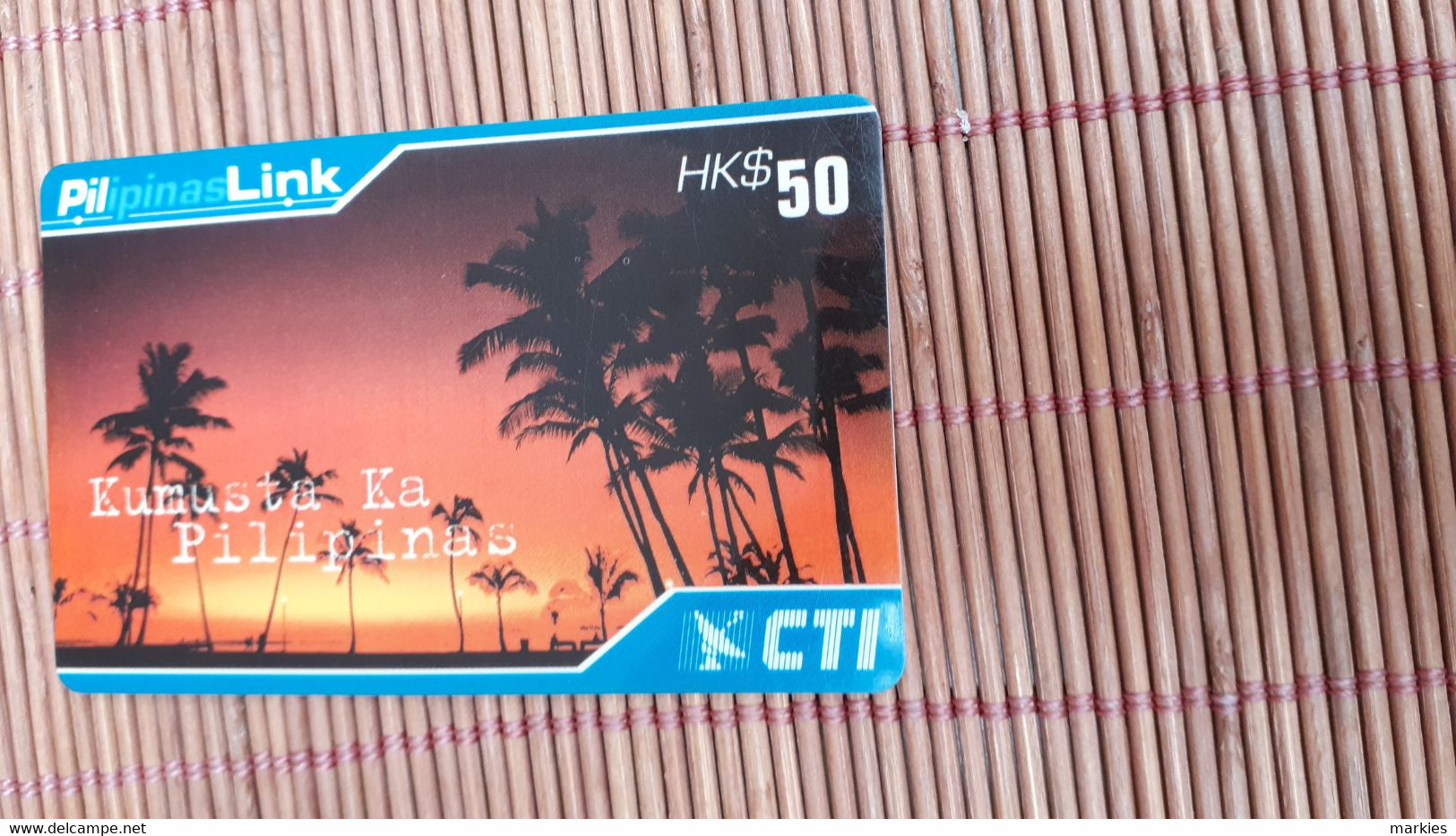 Filipines Prepaidcard HK$ 50 Used Rare - Philippines