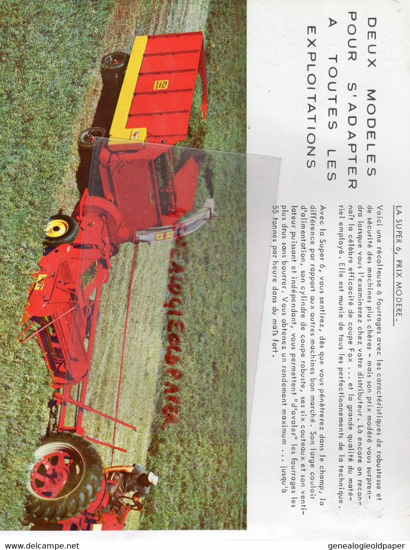 27- IVRY LA BATAILLE-RARE CATALOGUE PROMILL-FOX RIVER TRACTOR APPLETON WISCONSIN- AGRICULTURE-MACHINE AGRICOLE TRACTEUR - Agriculture