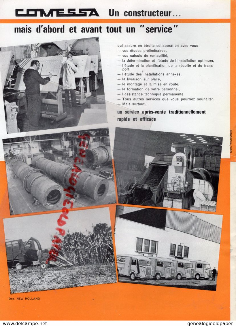 67- STRASBOURG- RARE CATALOGUE COMESSA CONSTRUCTIONS MECANIQUES DES FORGES DESHYDRATATION BETTERAVES-AGRICULTURE - Landbouw