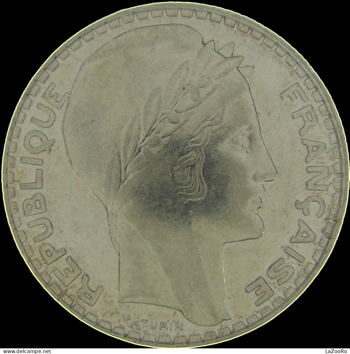 LaZooRo: France 10 Francs 1939 UNC - Silver - 10 Francs