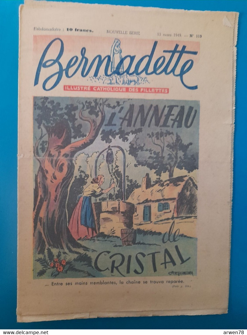 BERNADETTE 1949 N°119 L'anneau De Cristal - Bernadette