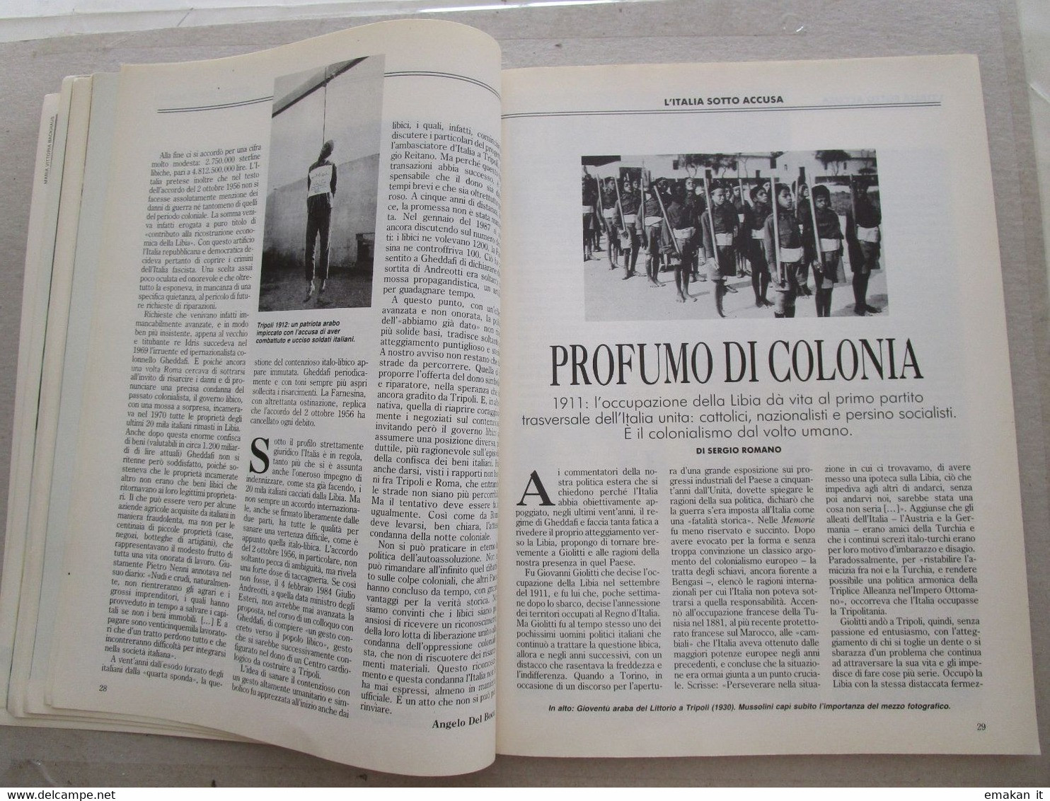 # STORIA ILLUSTRATA DICEMBRE 1989  IL MURO DI BERLINO / ITALIA IN LIBIA E A.O. - First Editions