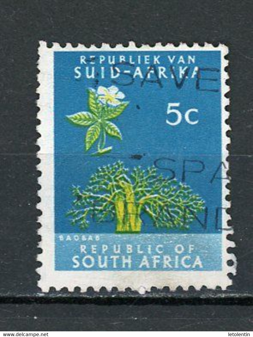 AFRIQUE DU SUD : FLORE - N° Yvert 337F Obli.  (PAPIER PHOSPHO) - Gebraucht