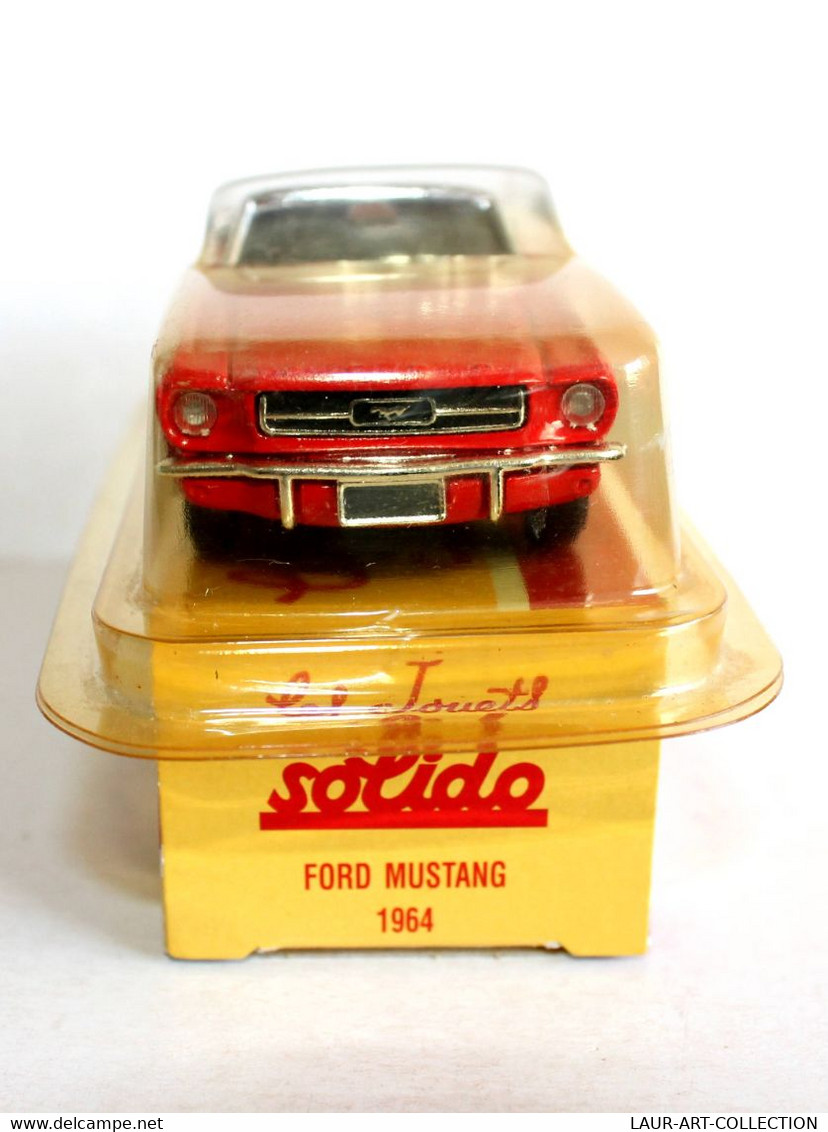 SOLIDO - FORD MUSTANG 1964 - MINIATURE 1/43 - VOITURE AUTOMOBILE MODELE REDUIT - ANCIEN VEHICULE COLLECTION  (2502.77) - Solido