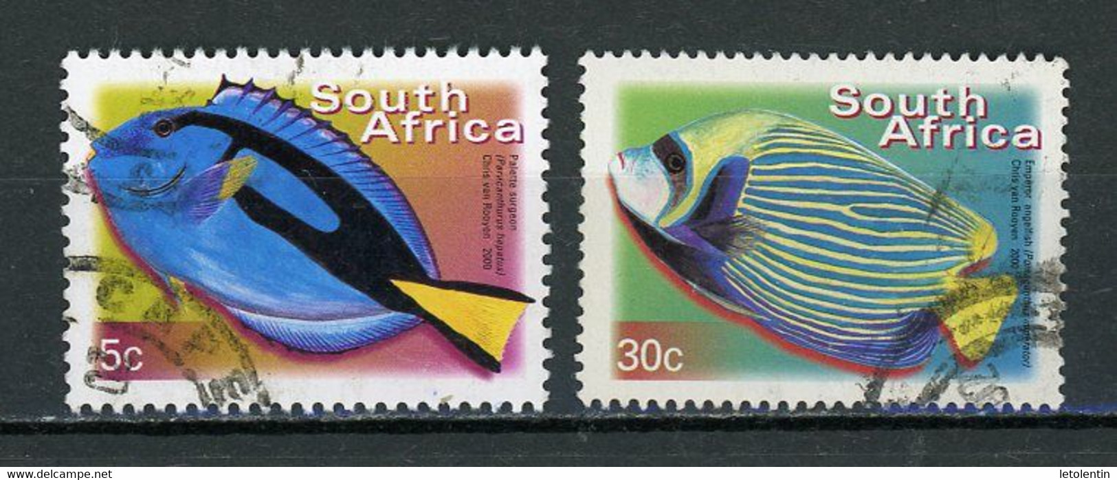 AFRIQUE DU SUD : POISSON - N° Yvert 1127C+1127F Obli. - Used Stamps