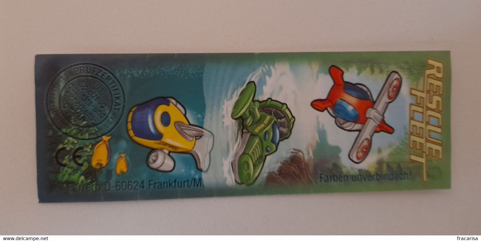 KINDER SURPRISE 2002 Deutch :         BPZ : 610721 - Instructions