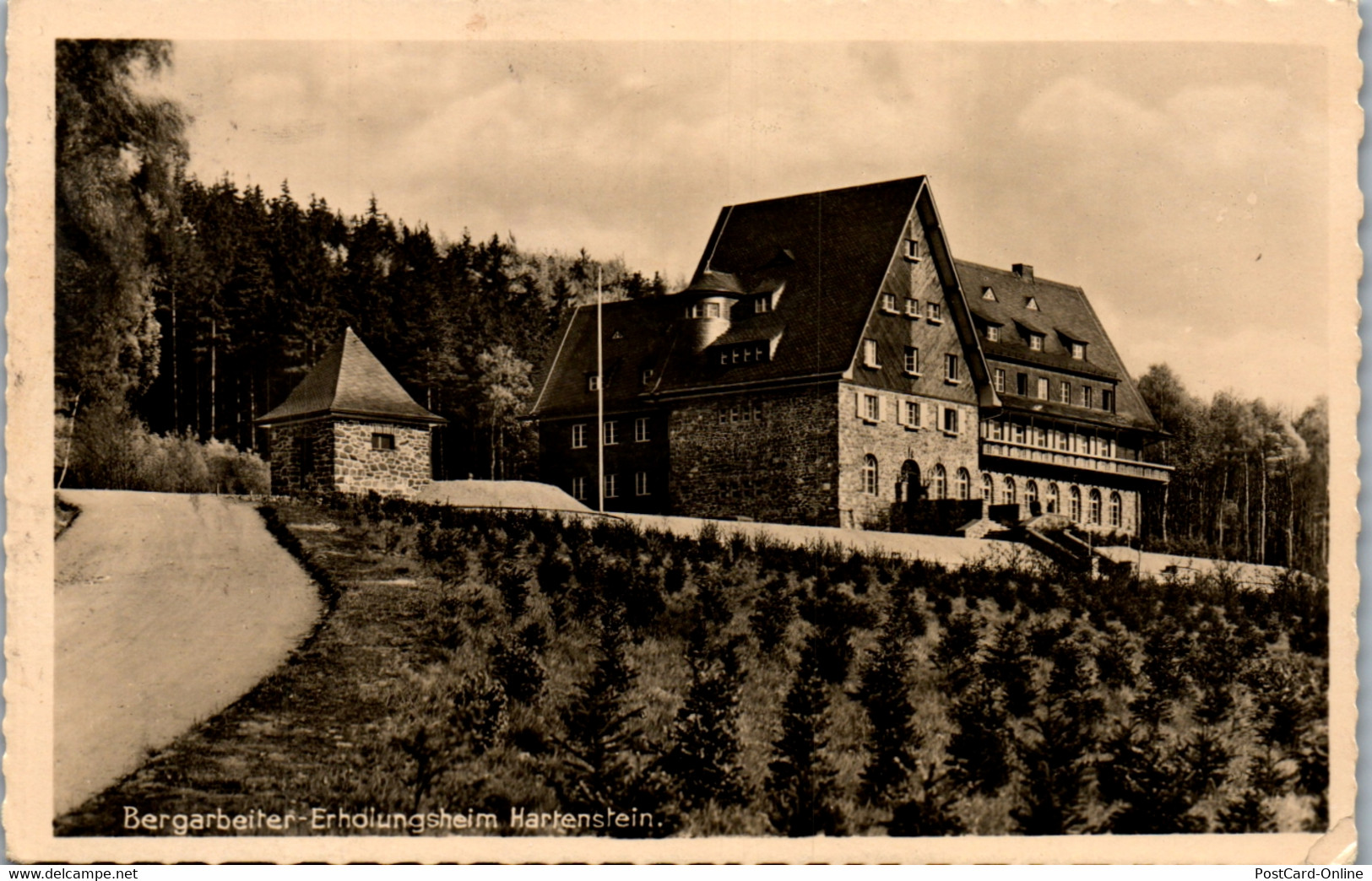 43144 - Deutschland - Hartenstein , Bergarbeiter Erholungsheim - Gelaufen 1942 - Hartenstein
