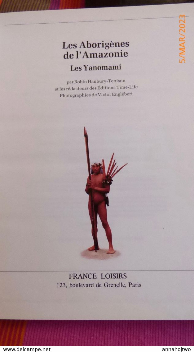 3 Volumes : ABORIGÈNES D'AMAZONIE ,Les Yanomami - DANSEURS MASQUÉS, Les Dogons  & ERRANTS FORÊT THAÏLANDAISE ,Les Akha - - Paquete De Libros