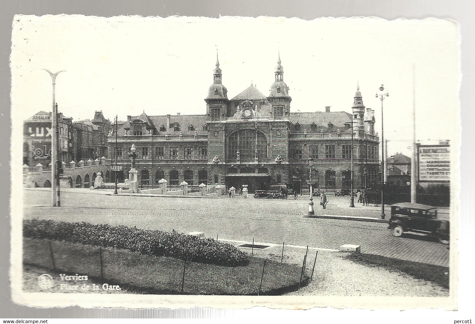 JM05.03 / CPA / VERVIERS / LA PLACE DE LA GARE - Verviers