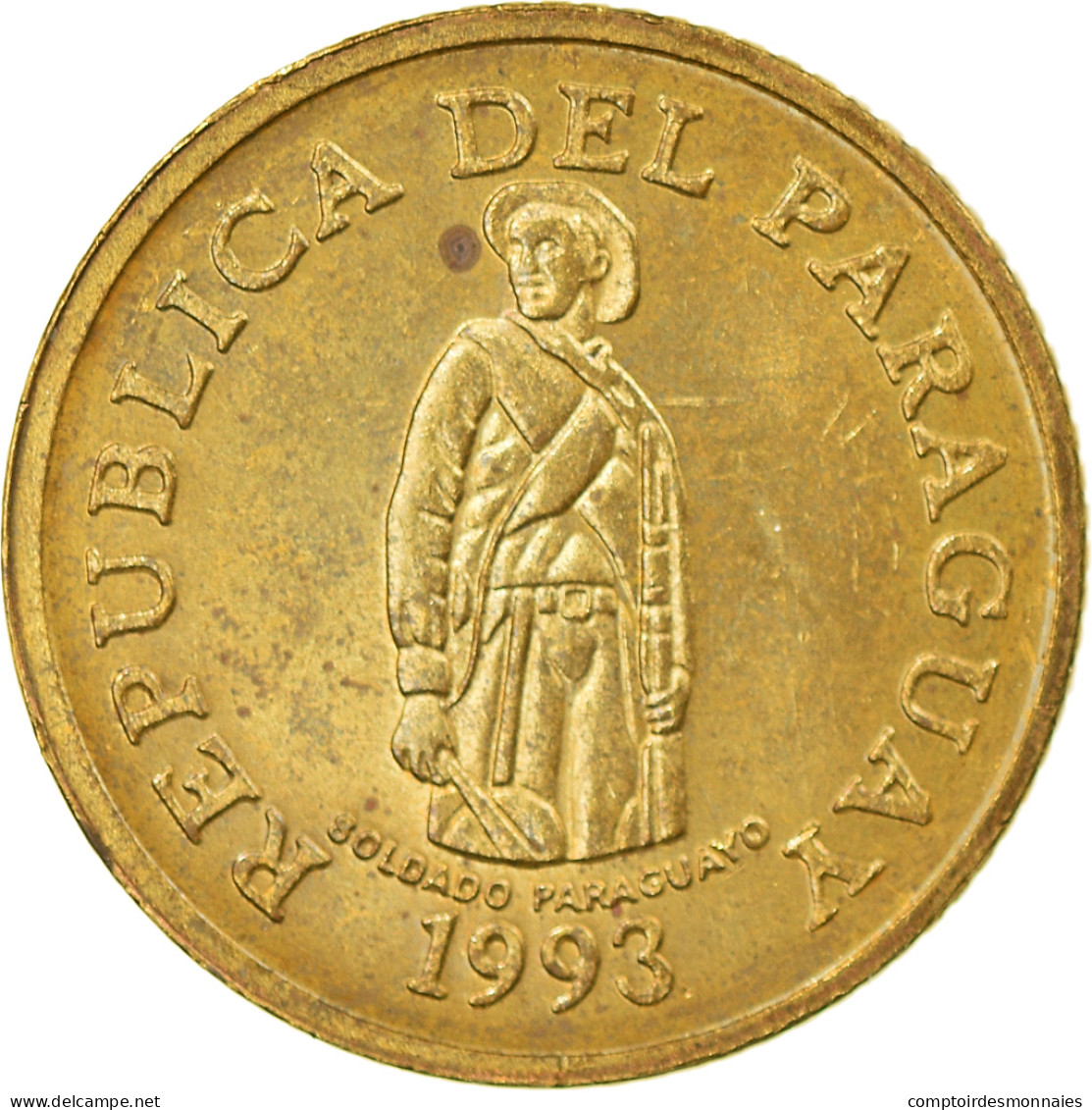 Monnaie, Paraguay, Beatrix, Guarani, 1993, TTB, Brass Plated Steel, KM:192 - Paraguay