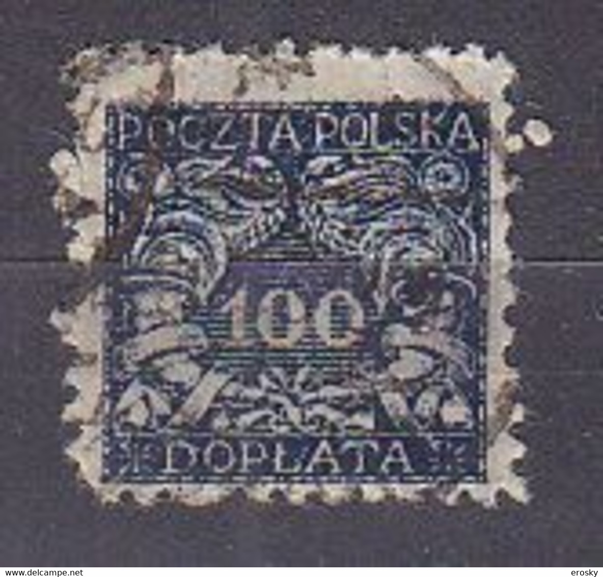 R3884 - POLOGNE POLAND TAXE Yv N°29 - Segnatasse