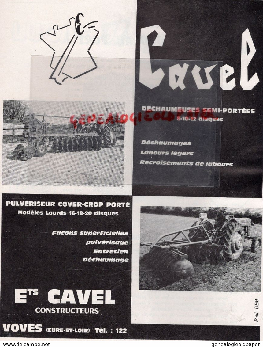 75- PARIS-REVUE MOTORISATION AGRICOLE-1962-AGRICULTURE-BRIGGS STRATTON-TRACTEUR FAUCHEUX-UNIMOG-FIAM ST AMAND-OMIA
