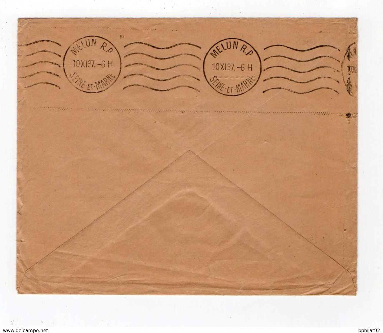 !!! BELGIQUE, LETTRE DE 1937 AVEC TIMBRE PUBLICITAIRE - Covers & Documents