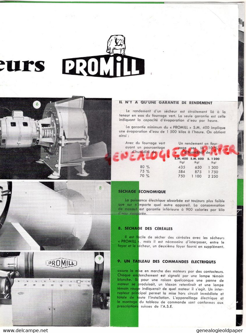 27- IVRY LA BATAILLE-RARE CATALOGUE PROMILL- SECHEUR S.M. 400-600- AGRICULTURE-MACHINE AGRICOLE TRACTEUR - Landwirtschaft