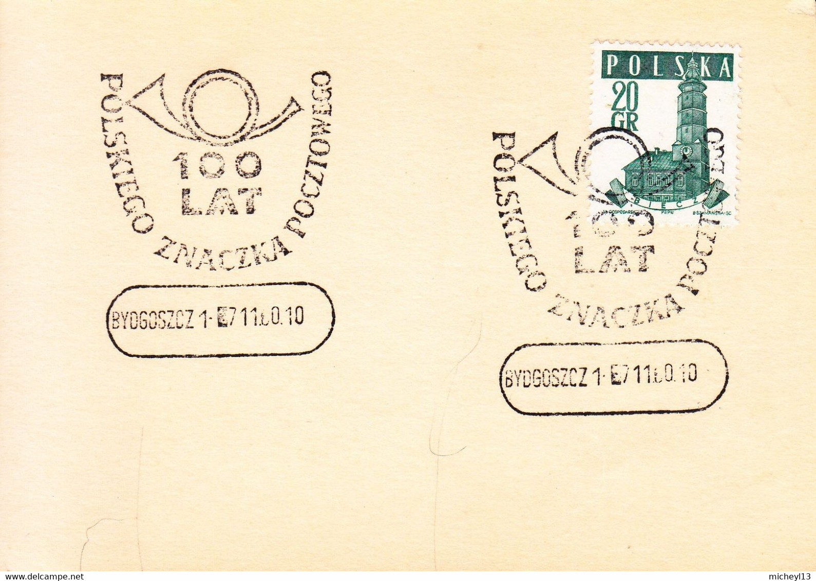 Pologne-7 lettres des années 1957-1962-1964-1967-1968-1969-1995-