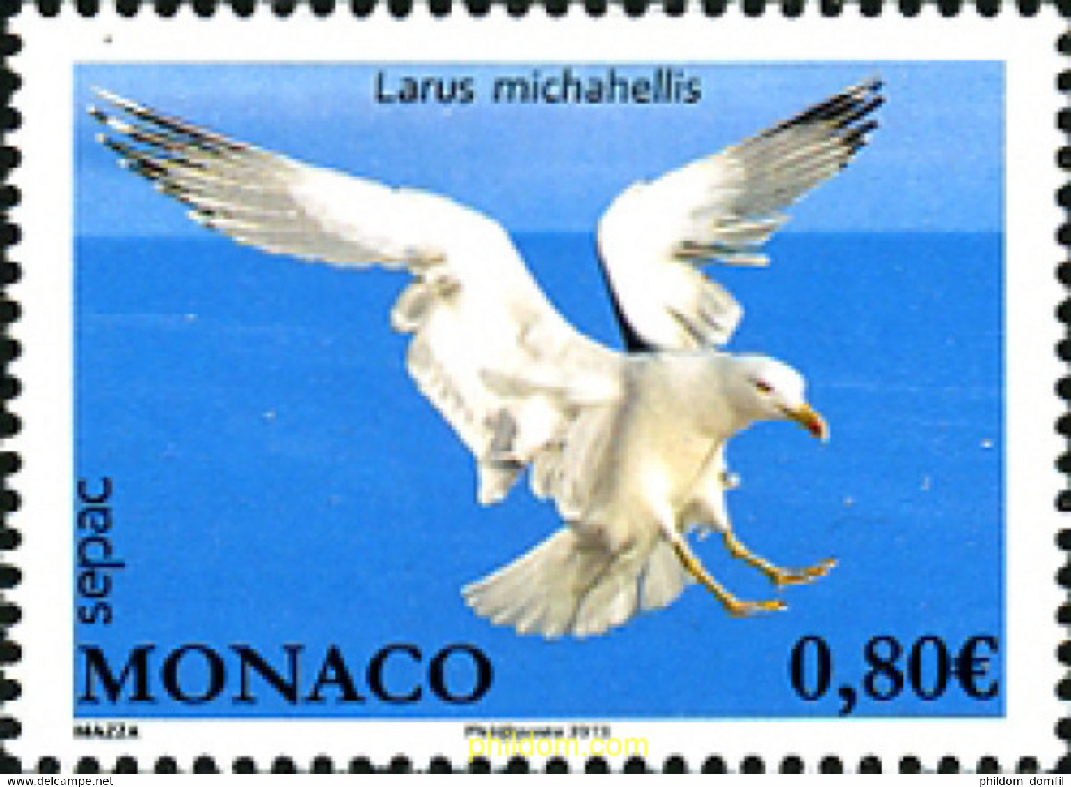 306213 MNH MONACO 2013 AVES MARINAS - Andere & Zonder Classificatie