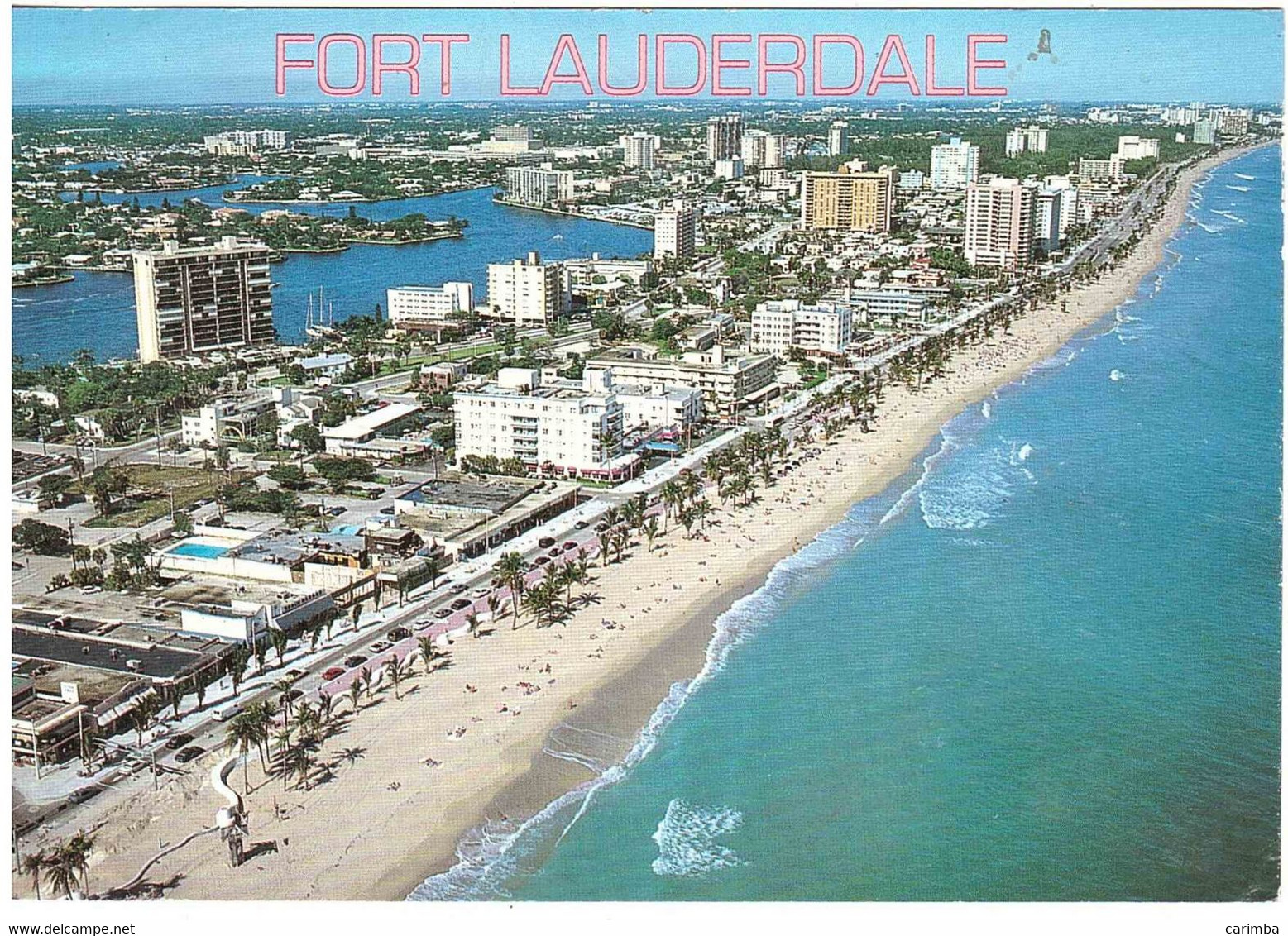 CARTOLINA PER ITALIA FORT LAUDERDALE - Fort Lauderdale