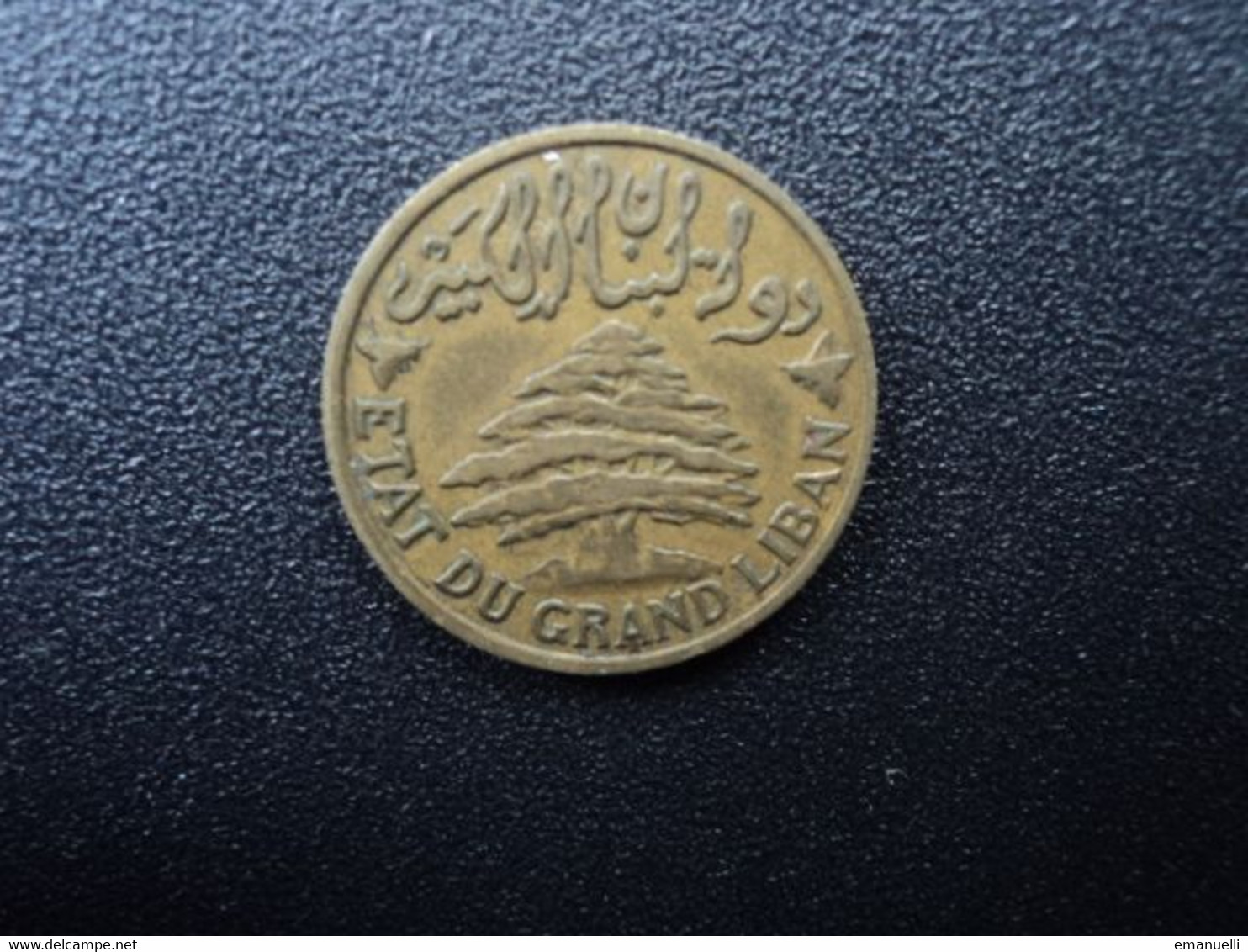 LIBAN SOUS MANDAT FRANÇAIS * : 5 PIASTRES  1933  G.29 / KM 5.2    TTB - Liban