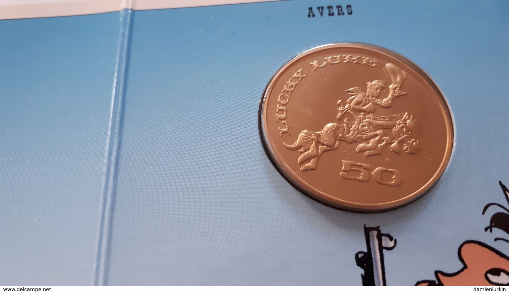 BELGIQUE MONNAIE ROYALE MEDAILLE SOUS BLISTER LUCKY LUKE EN POCHETTE - Professionali / Di Società