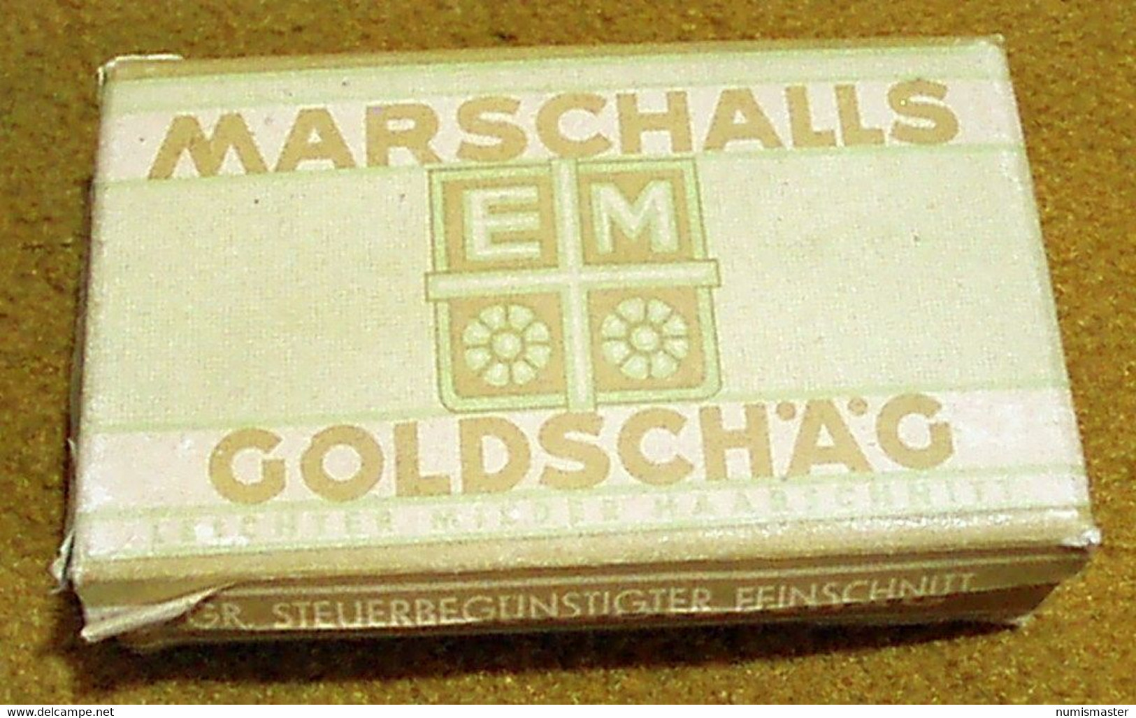 WW II , GERMANY , MARSCHALS GOLDSCHAG ,  MILITARY PACK - Zigarettenetuis (leer)