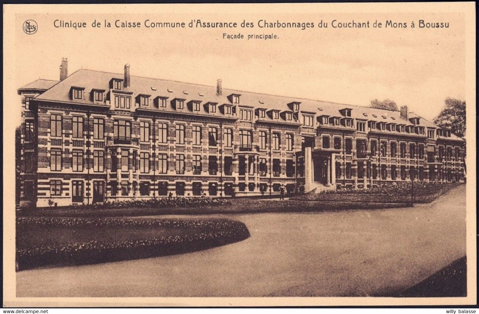 +++ CPA - BOUSSU - Clinique De La Caisse Commune D'Ass. Des Charbonnages Du Couchant De Mons   // - Boussu