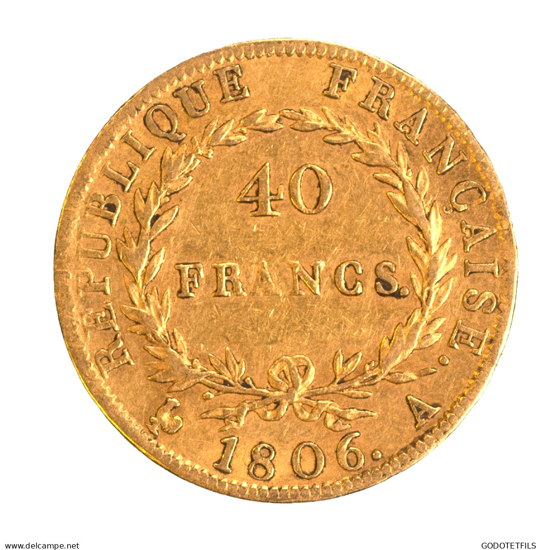 Premier Empire-40 Francs Napoléon Ier 1806 Paris - 40 Francs (or)