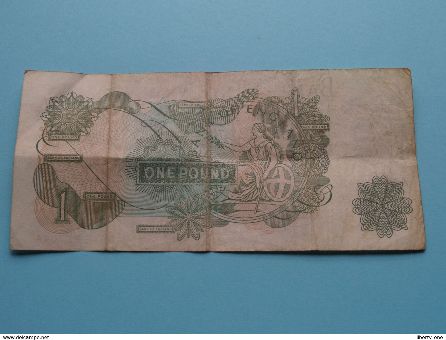 1 - One Pound £ ( Y54E 767044 - Sign Page ) >> ( See > Scans ) Circulated ! - 1 Pound