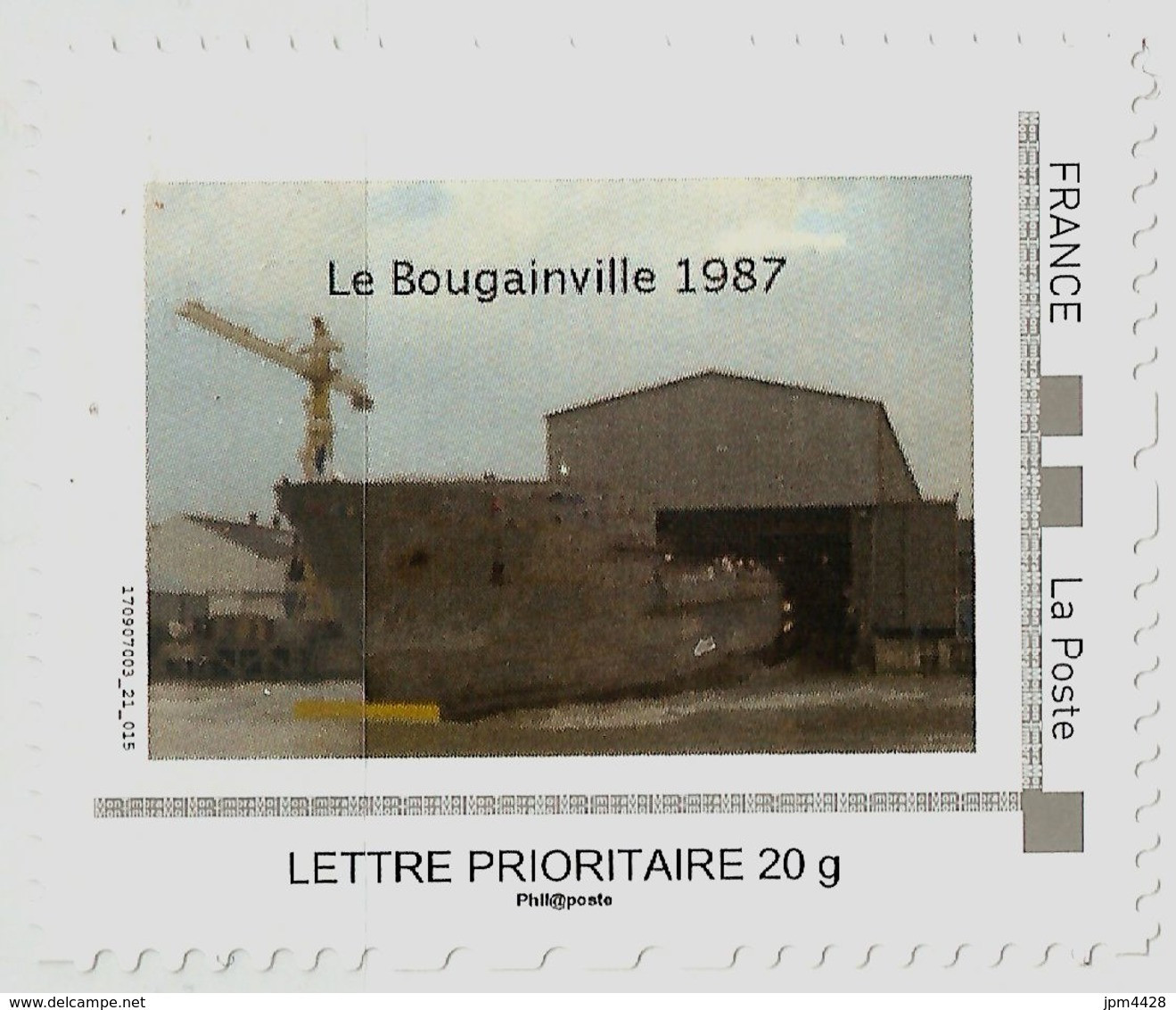 MONTIMBRAMOI Timbres ** Lancement Du Bougainville En 1987 44 - Mon Timbre à Moi - Bâteau, Marine, Patrimoine - MTAM - Other & Unclassified