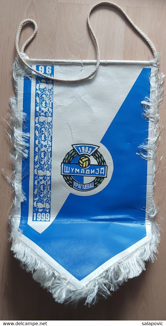 FK "Sumadija" Kragujevac Serbia Football Club SOCCER, FUTBOL, CALCIO PENNANT, SPORTS FLAG SZ74/41 - Apparel, Souvenirs & Other